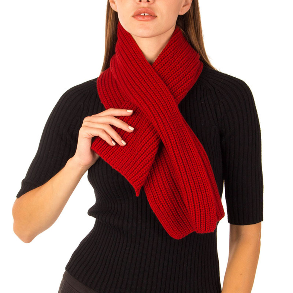 INVERNI RED SCARF | WOMENS SIZE 95X27